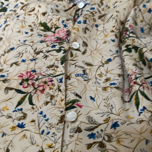 THE SILK Collection floral button down shirt size 18 The White Pine Company - Picture 14 of 16